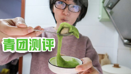 5款青团测评,咸蛋黄肉松青团最好吃,最奇葩的是腌笃鲜笋丁青团