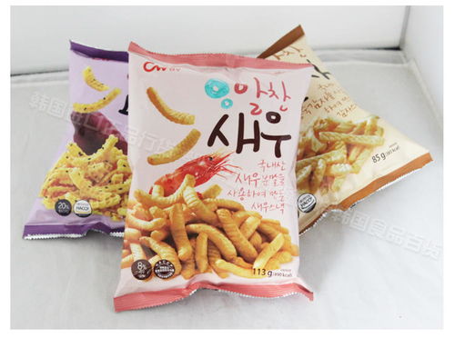 韩国进口青佑鲜虾条薯条超大包薯片膨化休闲零食年货膨化虾味食品